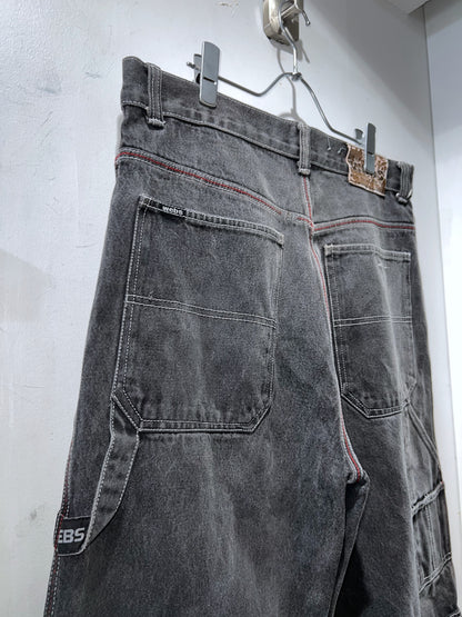 00s Webs Wide Denim Shorts