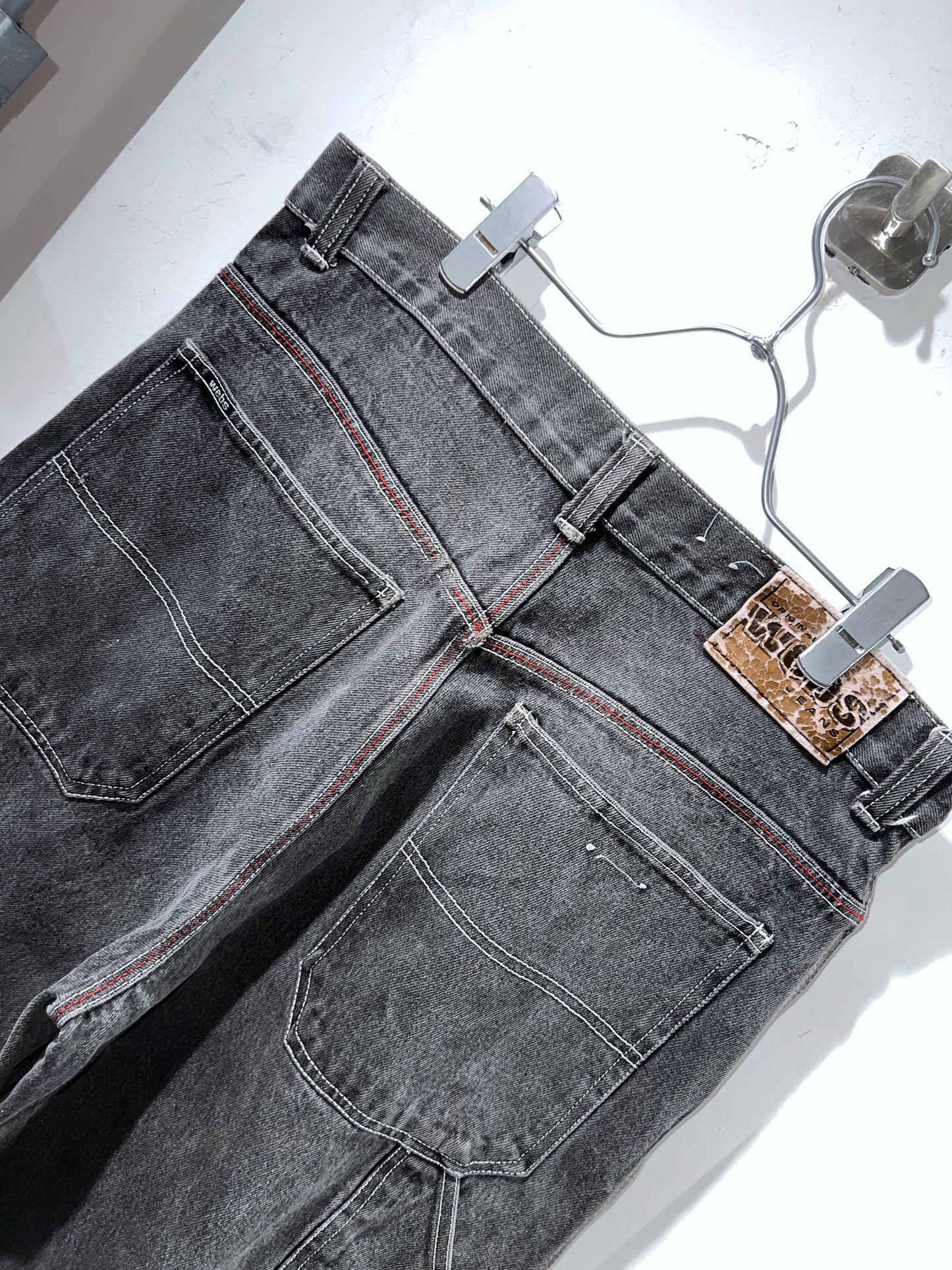 00s Webs Wide Denim Shorts