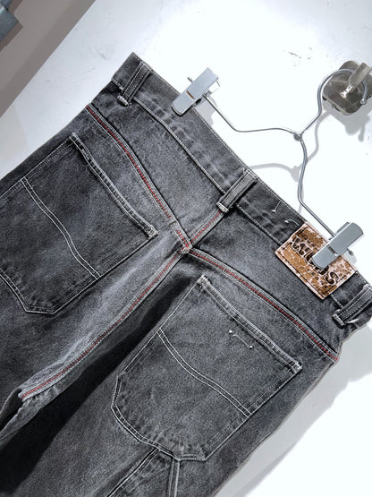 00s Webs Wide Denim Shorts