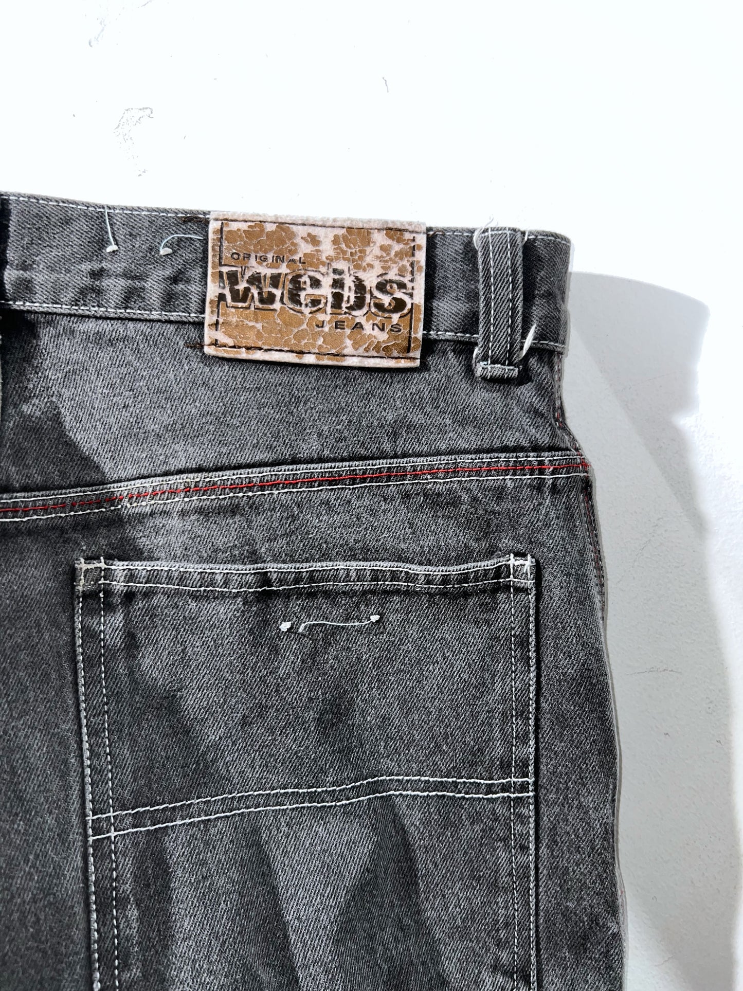 00s Webs Wide Denim Shorts