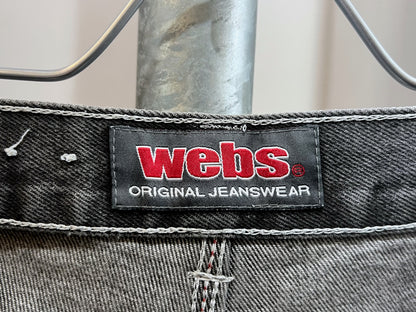 00s Webs Wide Denim Shorts