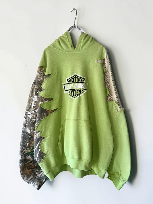 REMAKEBYK × Business as Usual Rebuild Hoodie Split Control