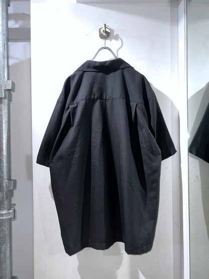 John Blair Open Collar Colorblock Shirt