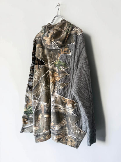 REMAKEBYK × Business as Usual Rebuild Hoodie Sun Thru The Trees