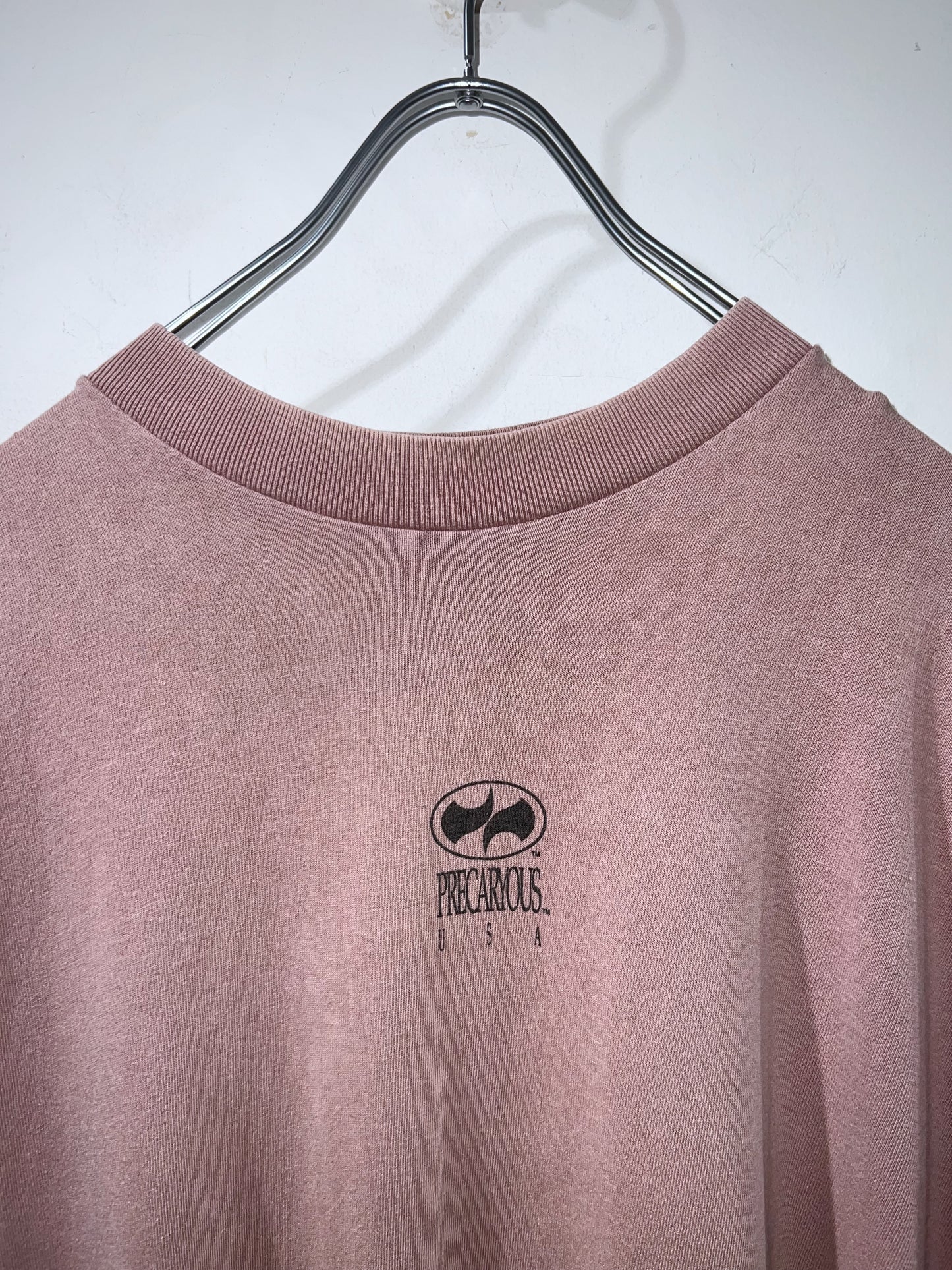 90s Precaryous Garment Dye Print Tee