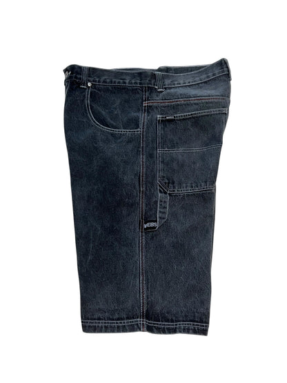 00s Webs Wide Denim Shorts
