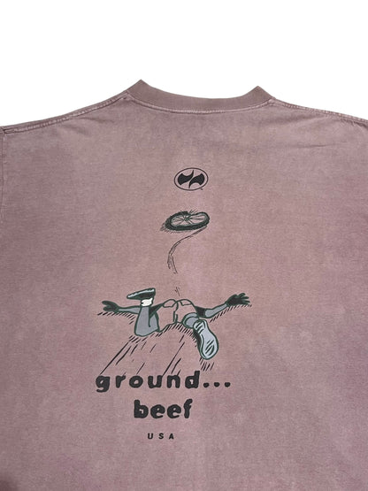 90s Precaryous Garment Dye Print Tee