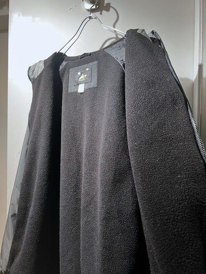 Athletech Color Block Fleece Lining Nylon Jacket