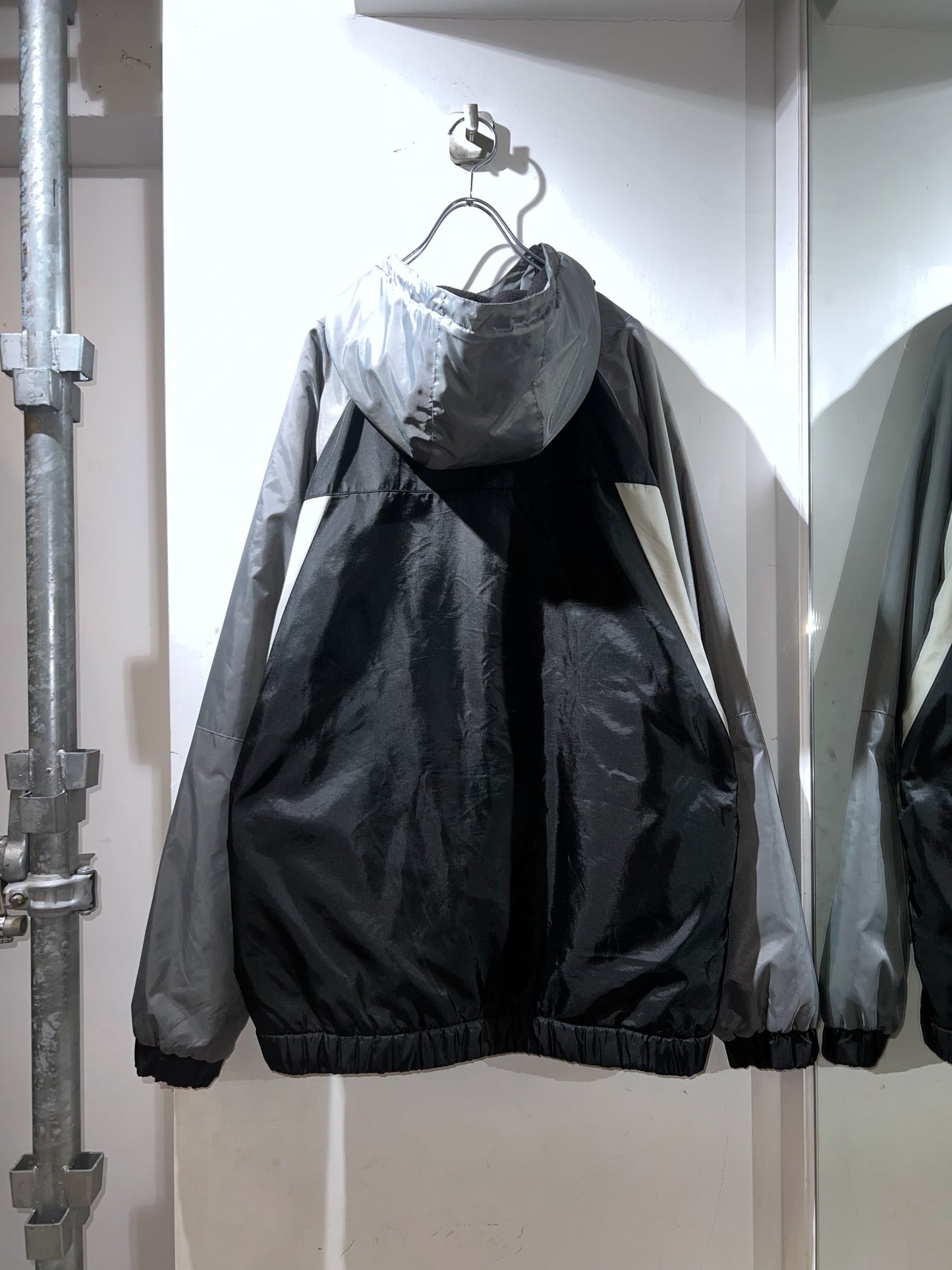 Athletech Color Block Fleece Lining Nylon Jacket