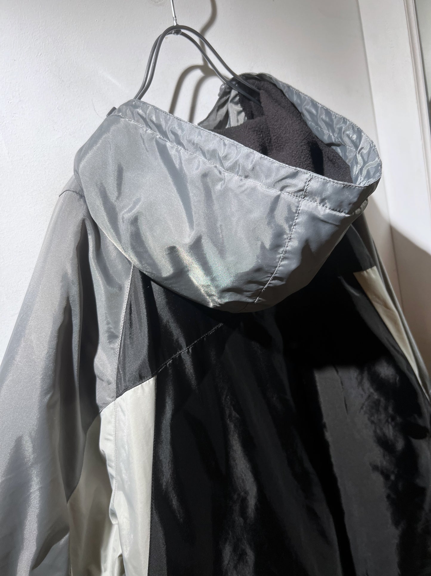 Athletech Color Block Fleece Lining Nylon Jacket