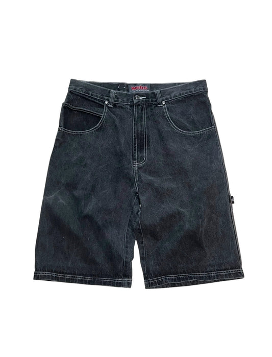 00s Webs Wide Denim Shorts