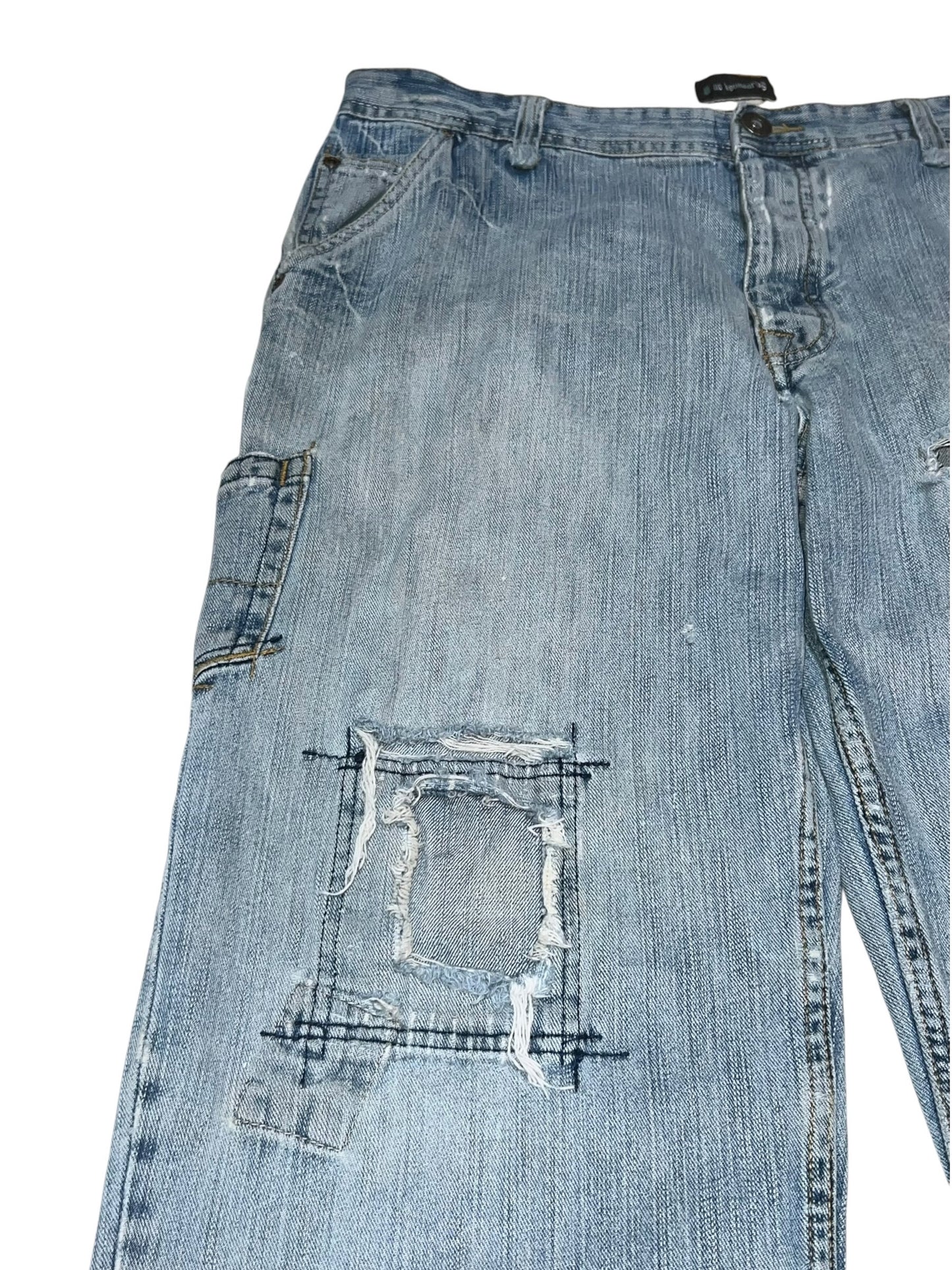 00s NoBo Loose Straight Denim Painter Pants