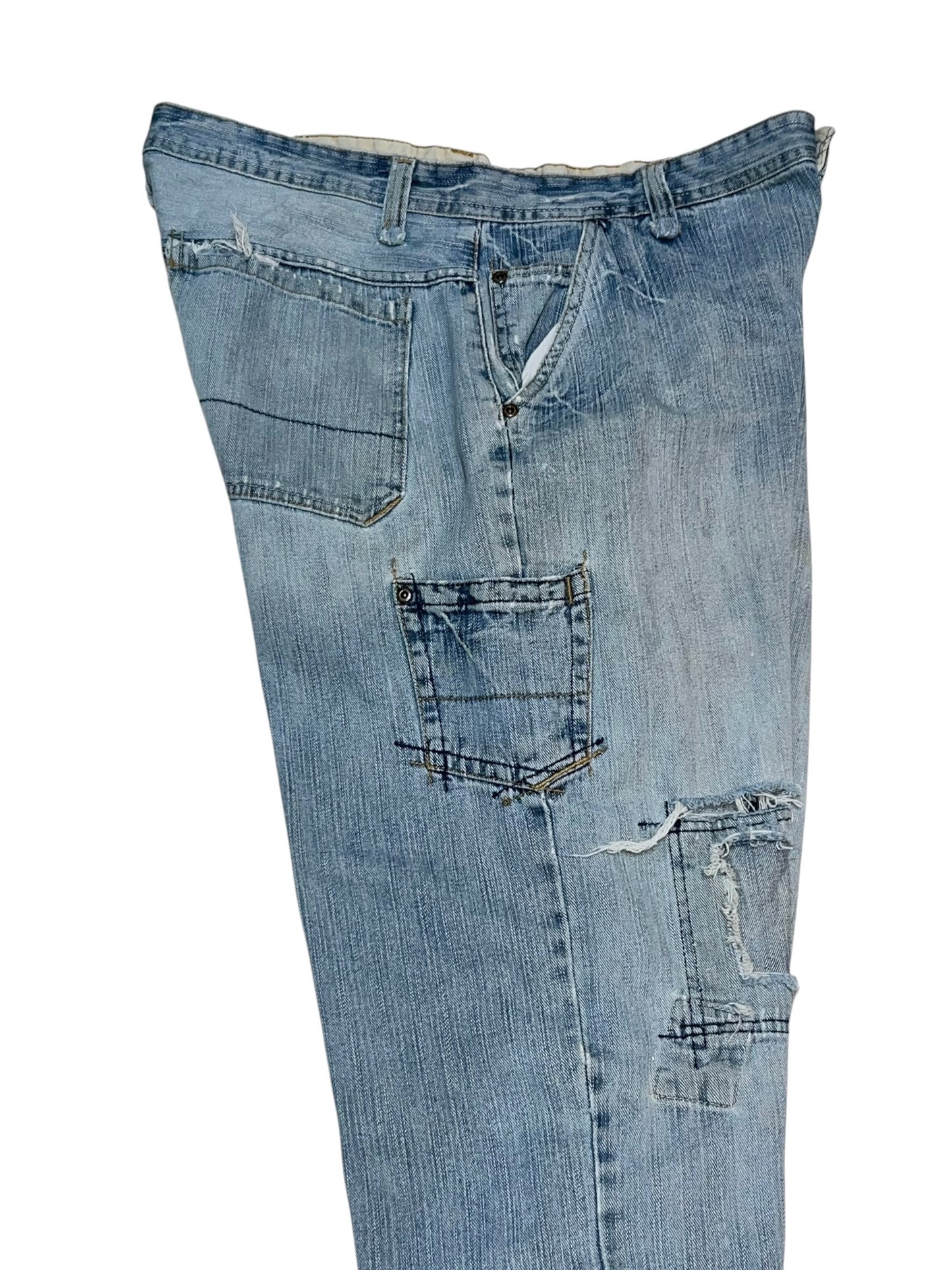00s NoBo Loose Straight Denim Painter Pants