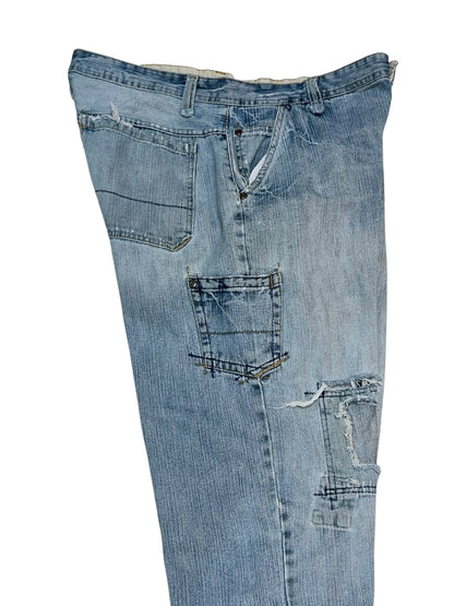 00s NoBo Loose Straight Denim Painter Pants