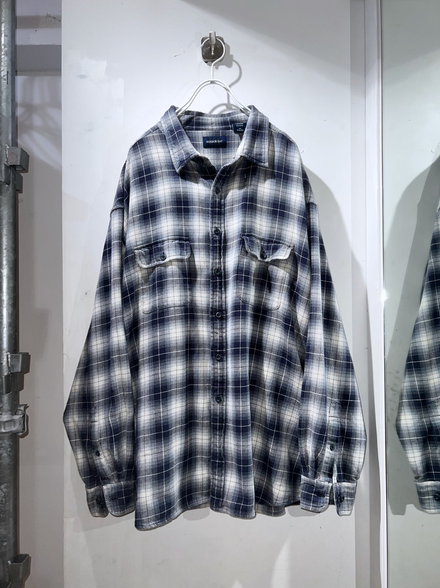 Old Harbor Bat Oversized Flannel Shirt