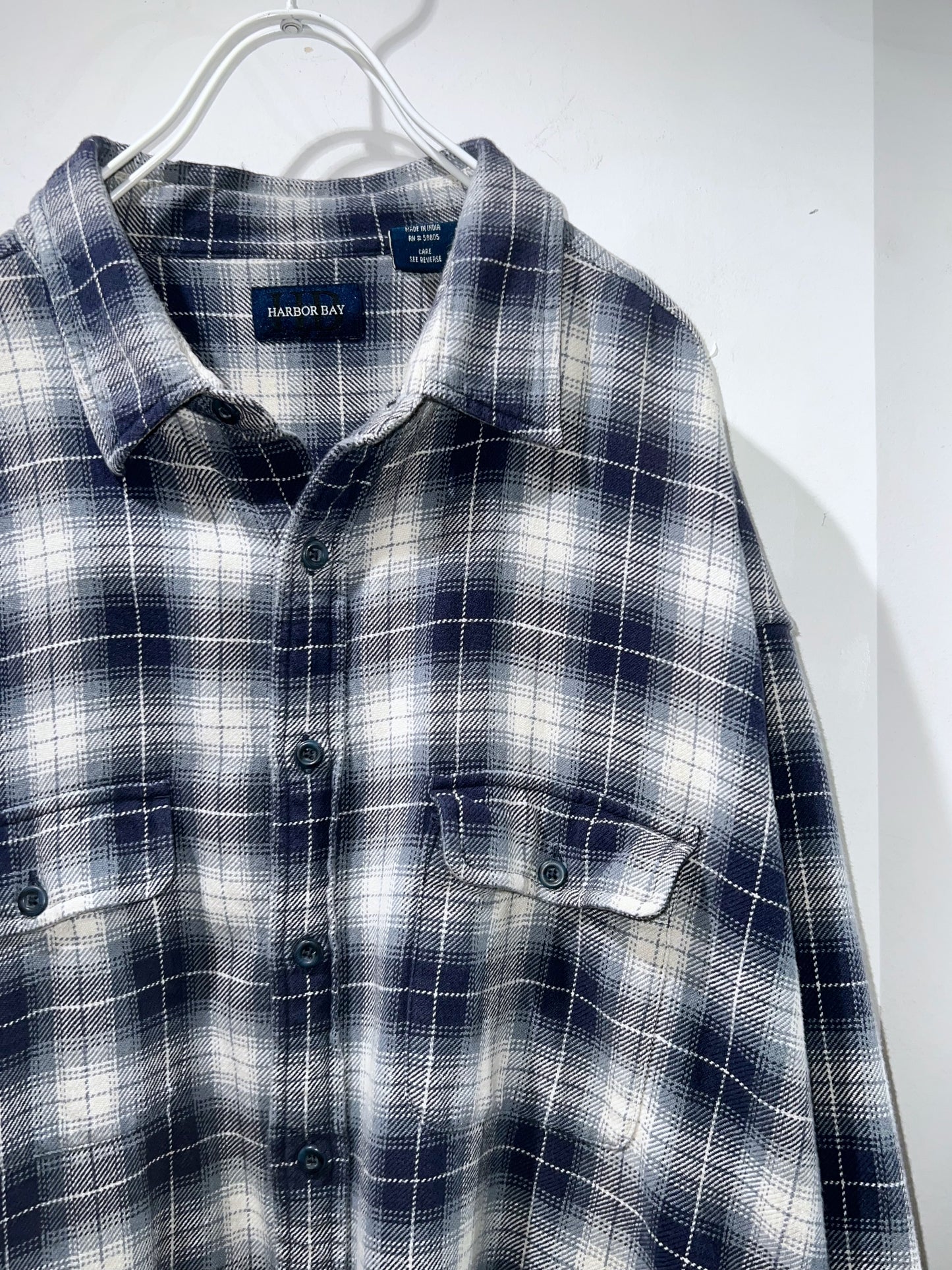 Old Harbor Bat Oversized Flannel Shirt