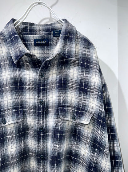 Old Harbor Bat Oversized Flannel Shirt