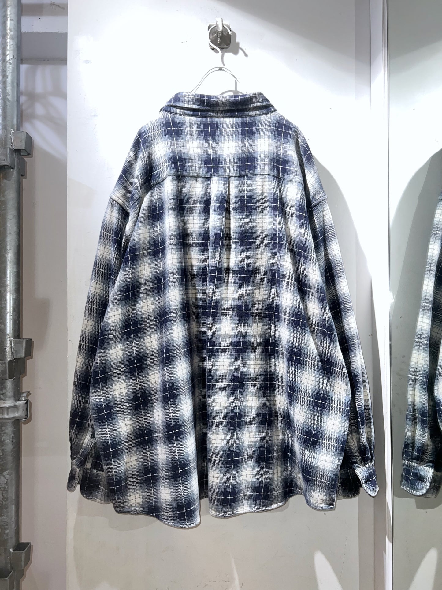 Old Harbor Bat Oversized Flannel Shirt