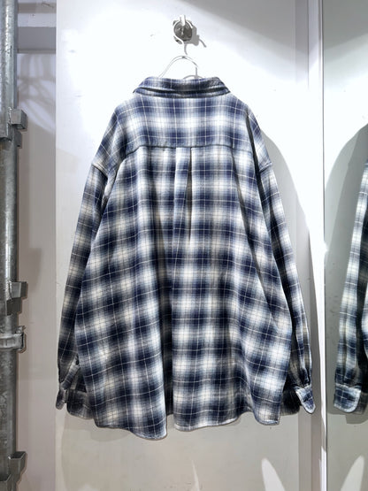 Old Harbor Bat Oversized Flannel Shirt