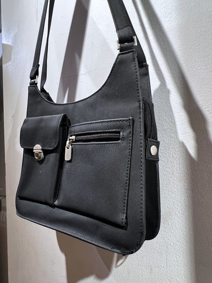 Multi Pocket Design Shoulder Bag