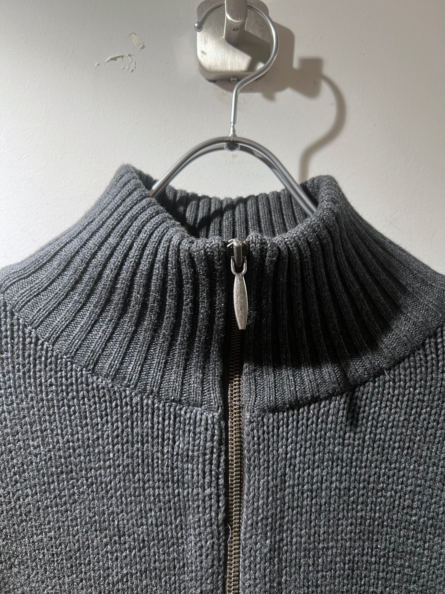 Vintage Quarter Zip Nordic Knit