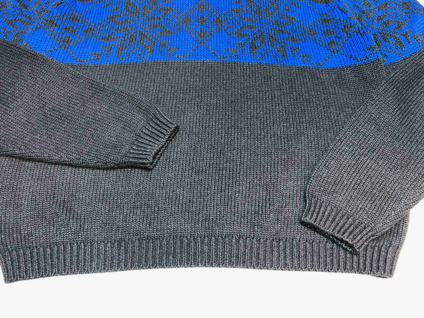 Vintage Quarter Zip Nordic Knit