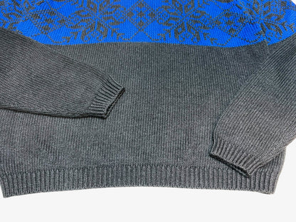 Vintage Quarter Zip Nordic Knit