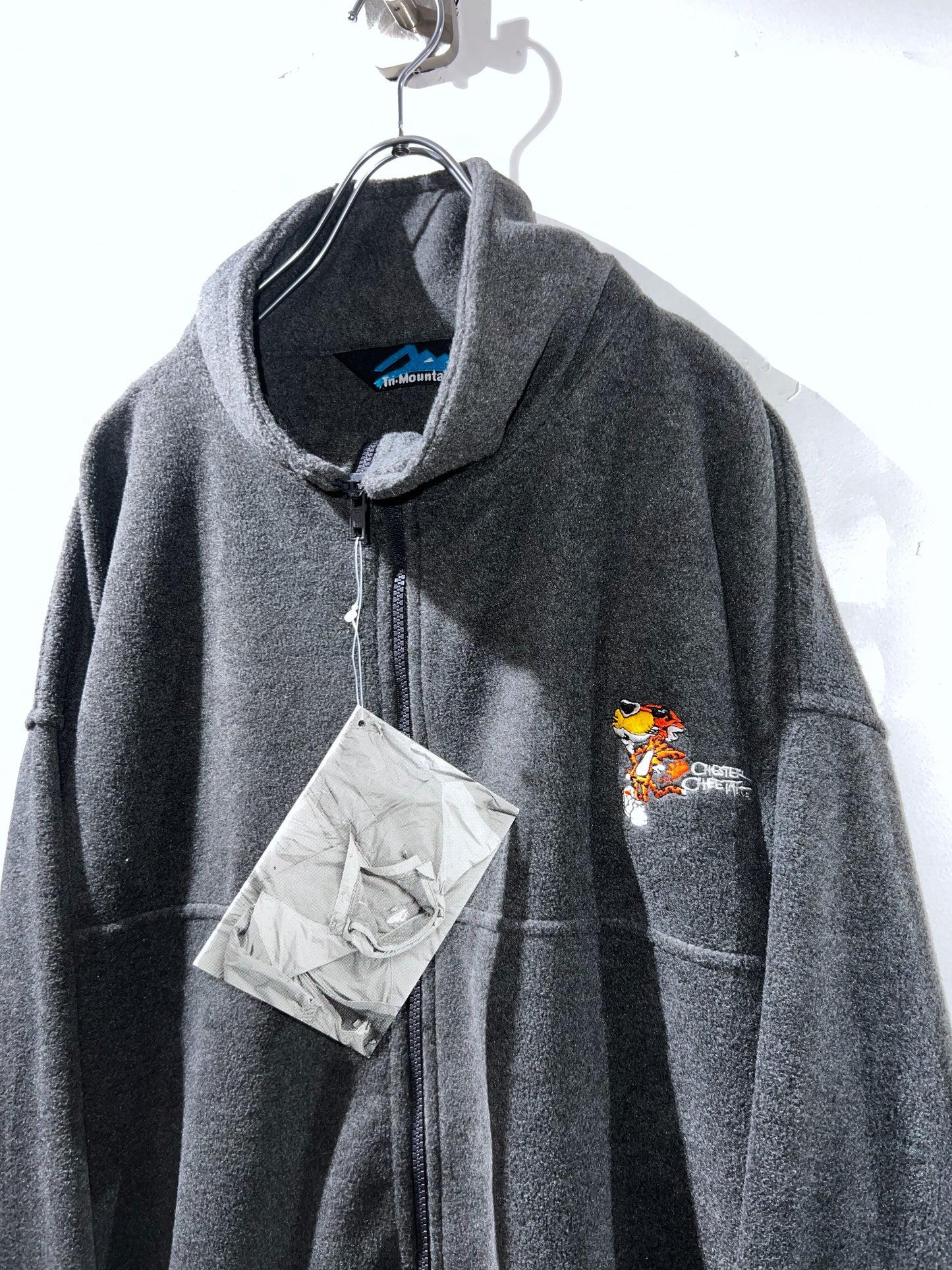 Tri-Mountain Grey Oversized Fleece Jacket