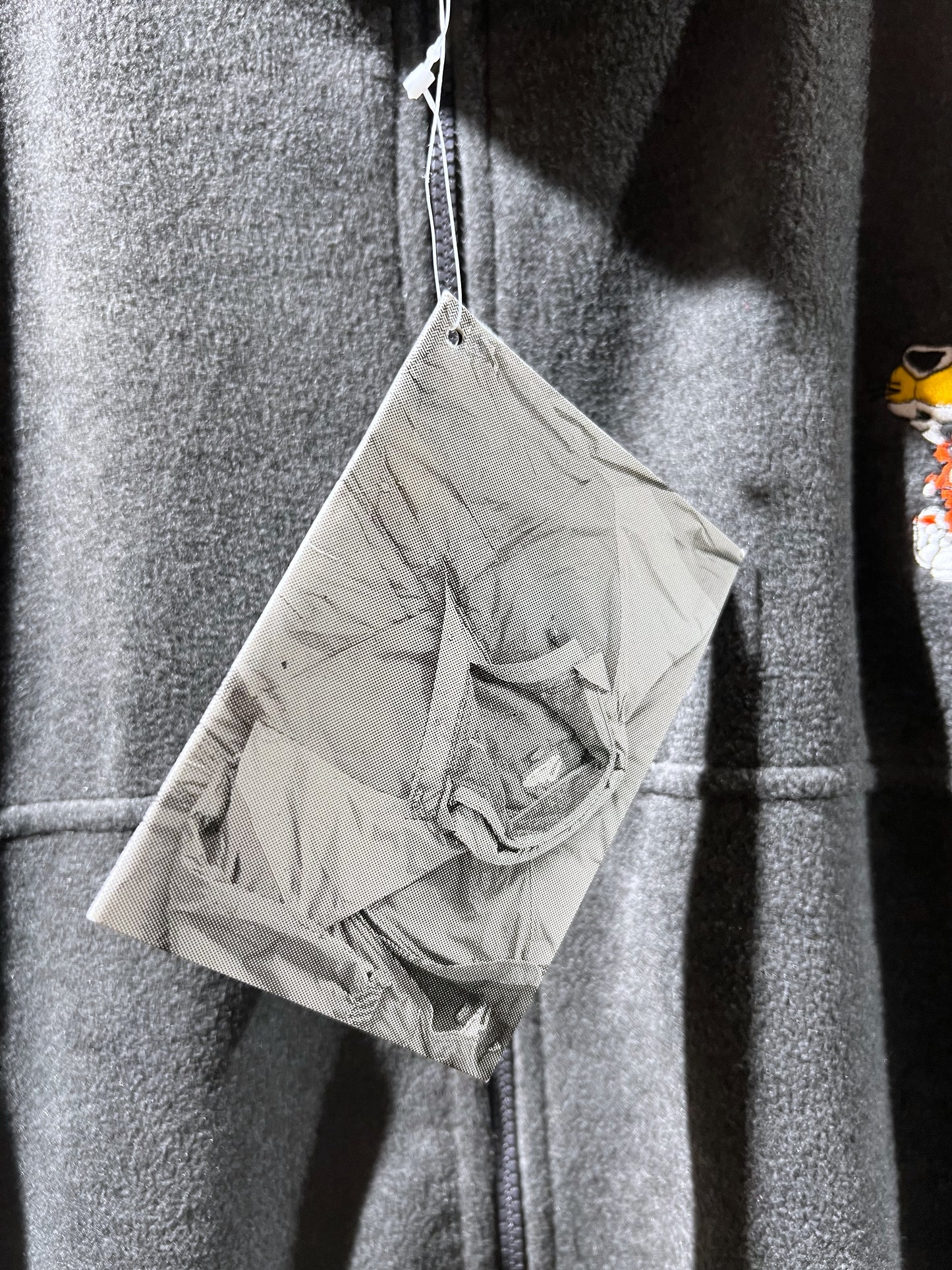 Tri-Mountain Grey Oversized Fleece Jacket