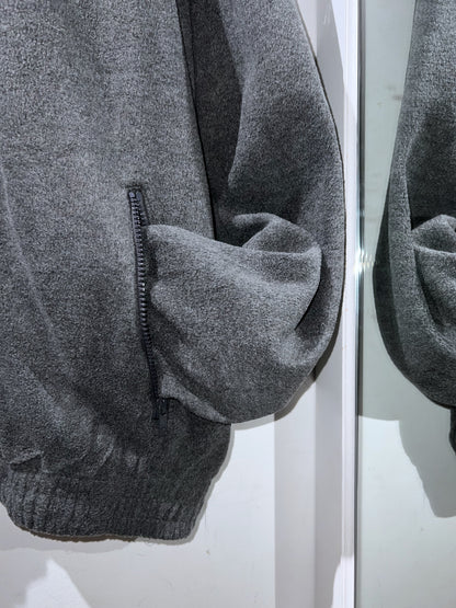 Tri-Mountain Grey Oversized Fleece Jacket