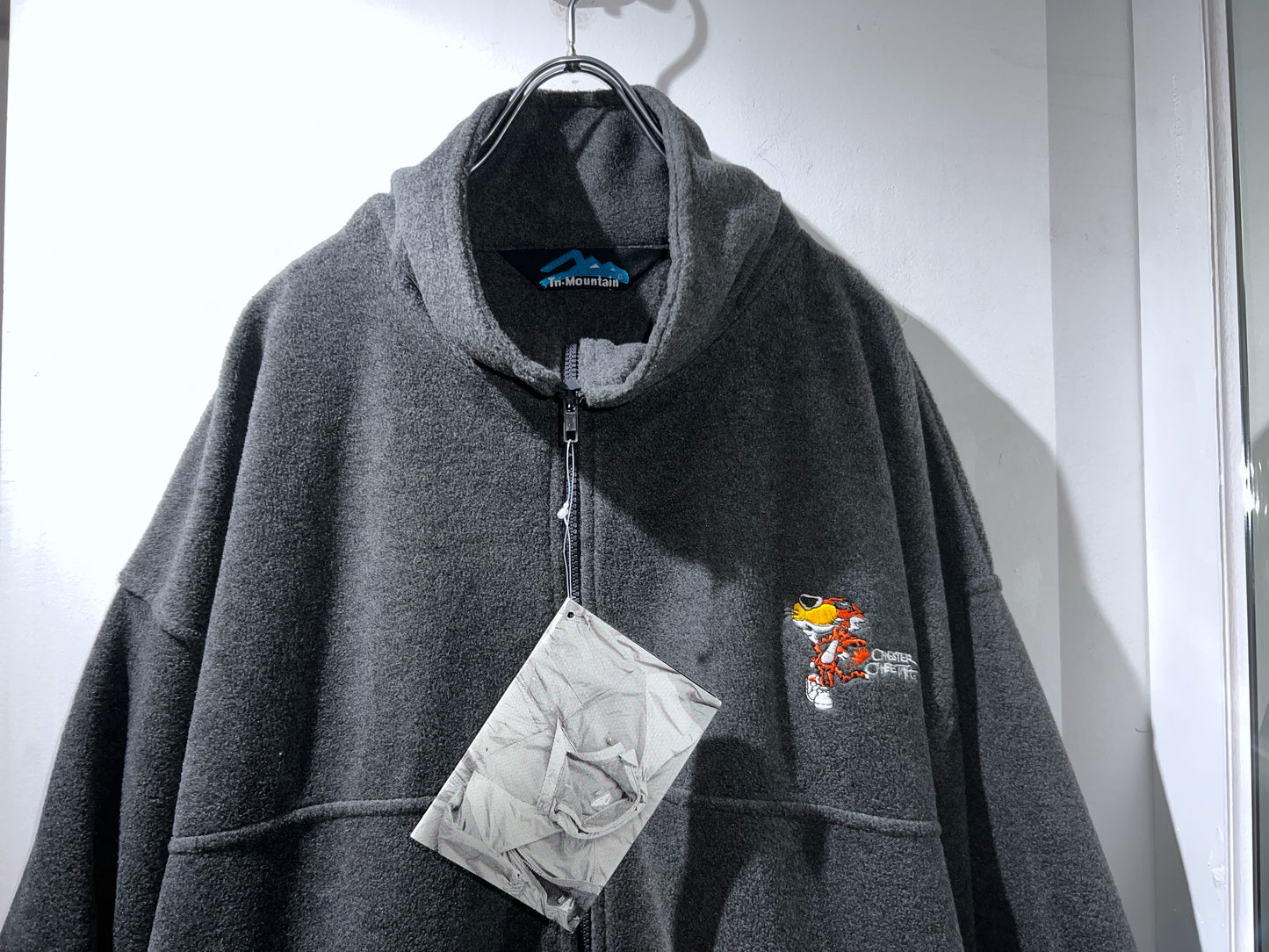 Tri-Mountain Grey Oversized Fleece Jacket