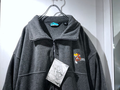 Tri-Mountain Grey Oversized Fleece Jacket