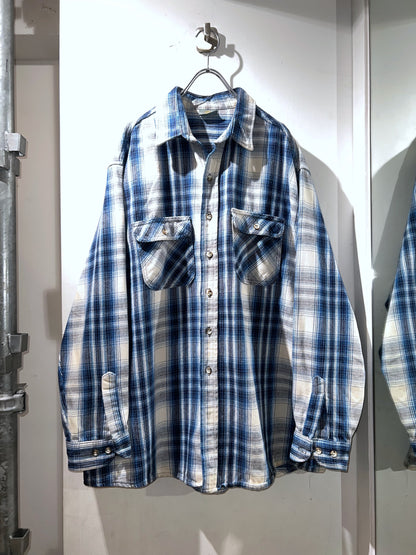 Old Plus Sized Heavywweight Flannel Shirt