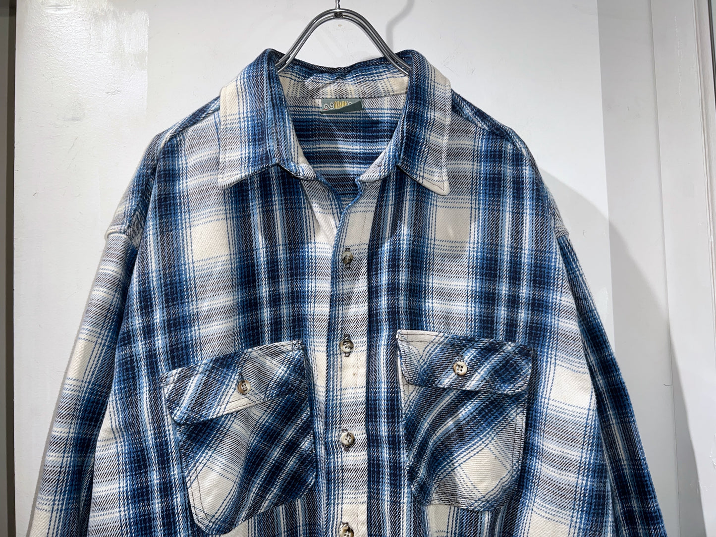 Old Plus Sized Heavywweight Flannel Shirt