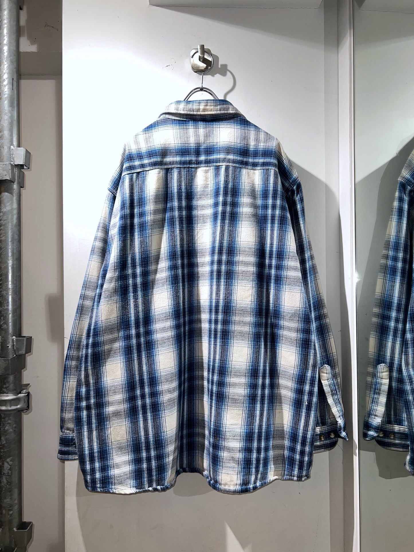 Old Plus Sized Heavywweight Flannel Shirt