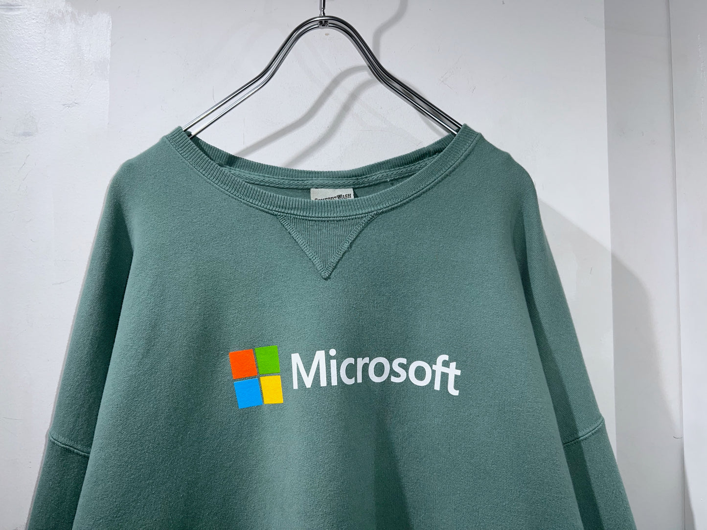 "Deadstock" Microsoft Crewneck Sweatshirt Green