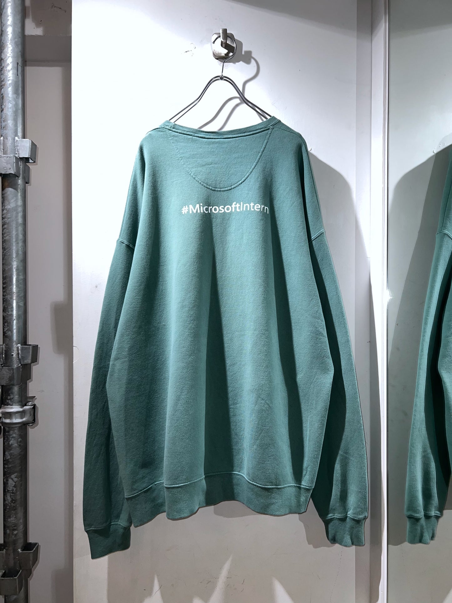 "Deadstock" Microsoft Crewneck Sweatshirt Green