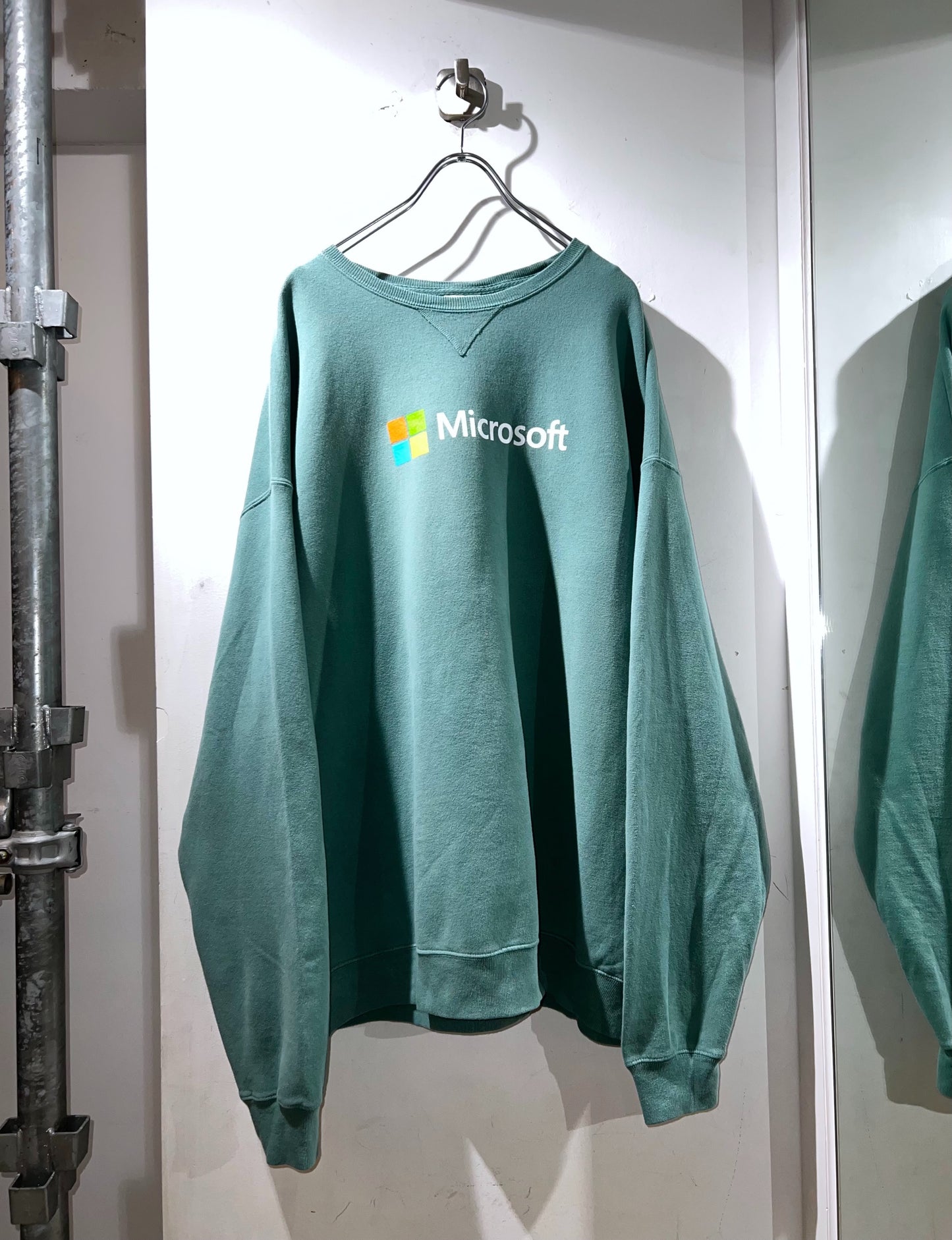 "Deadstock" Microsoft Crewneck Sweatshirt Green