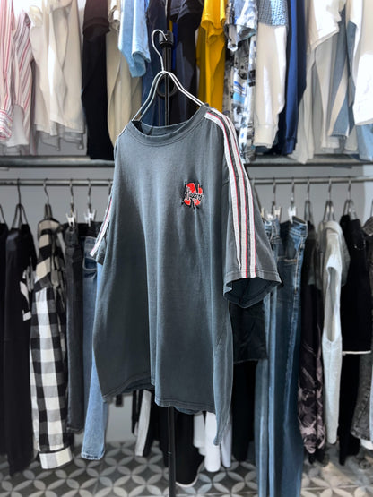 Old Adidas Huskers Distressed Tee