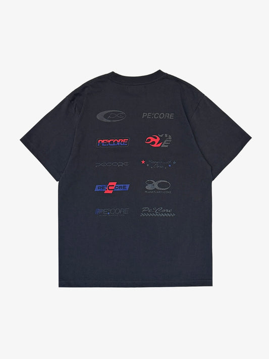 PE.°CORE LOGO ARTWORK TEE D-GREY