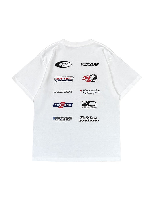 PE.°CORE LOGO ARTWORK TEE WHITE