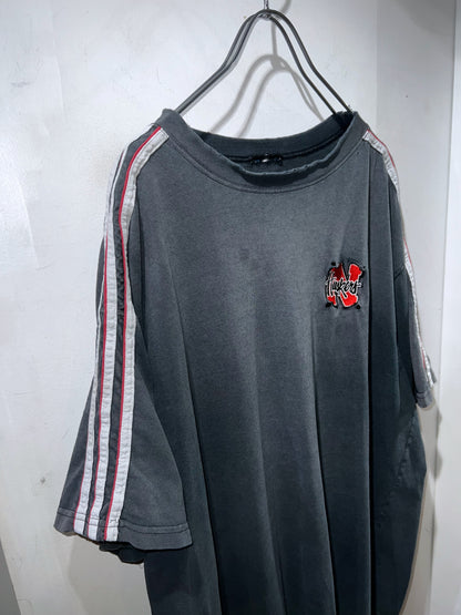 Old Adidas Huskers Distressed Tee