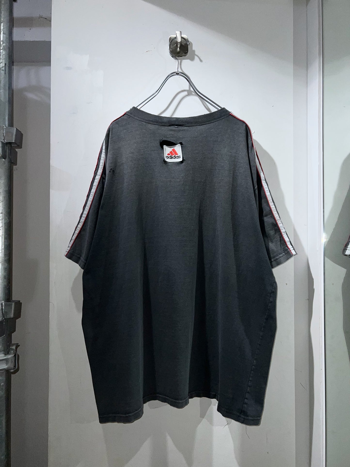 Old Adidas Huskers Distressed Tee