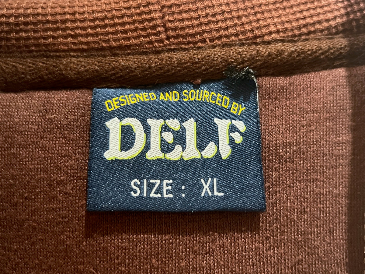 00s DELF Oversized Full Zip Hoodie