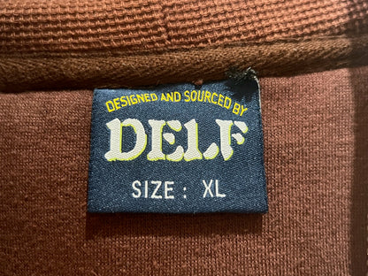 00s DELF Oversized Full Zip Hoodie