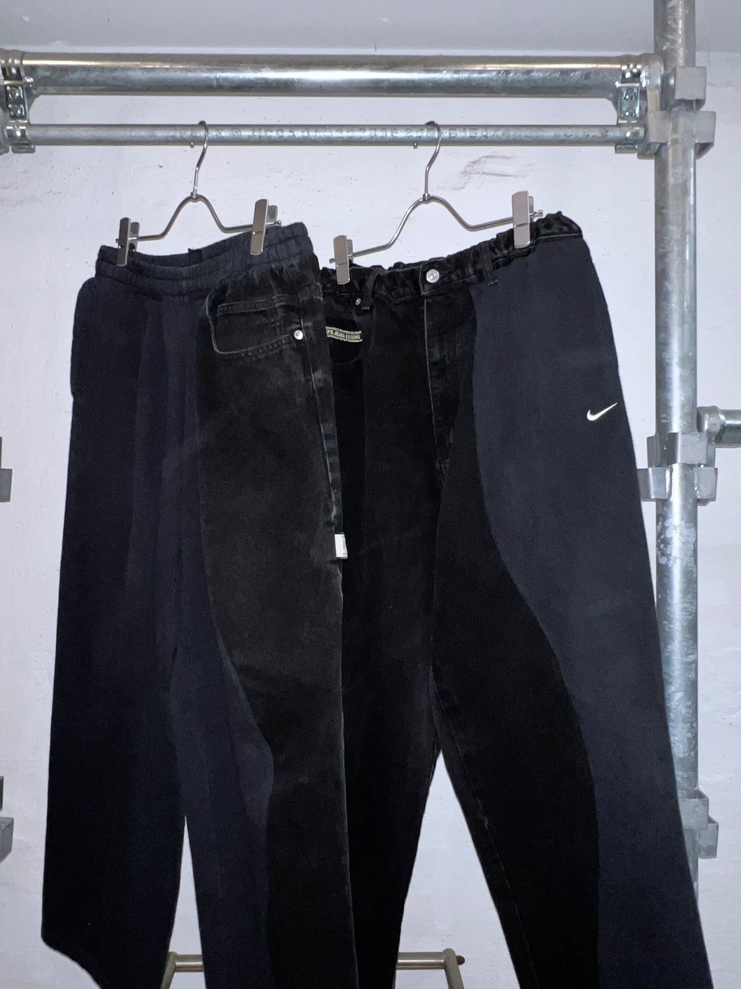 REMAKEBYK × Business as Usual Split Pants BLK
