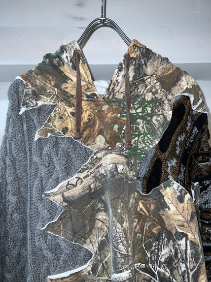 REMAKEBYK × Business as Usual Rebuild Hoodie Sun Thru The Trees
