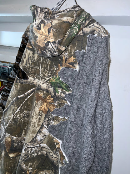 REMAKEBYK × Business as Usual Rebuild Hoodie Sun Thru The Trees