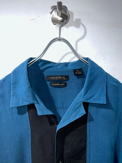 Silk Open Collar Soprano Shirt