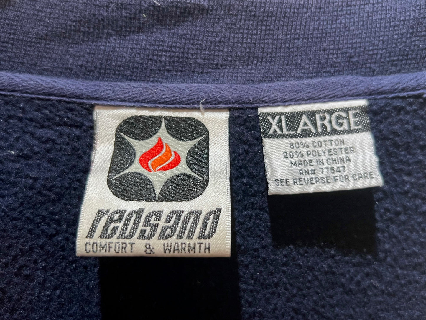 00's Redsand Piping Design Sweatshirt
